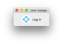 User Badge Logged Out